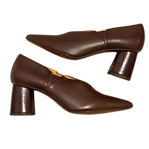 NEW Chie Mihara Lumier Burgundy Pump